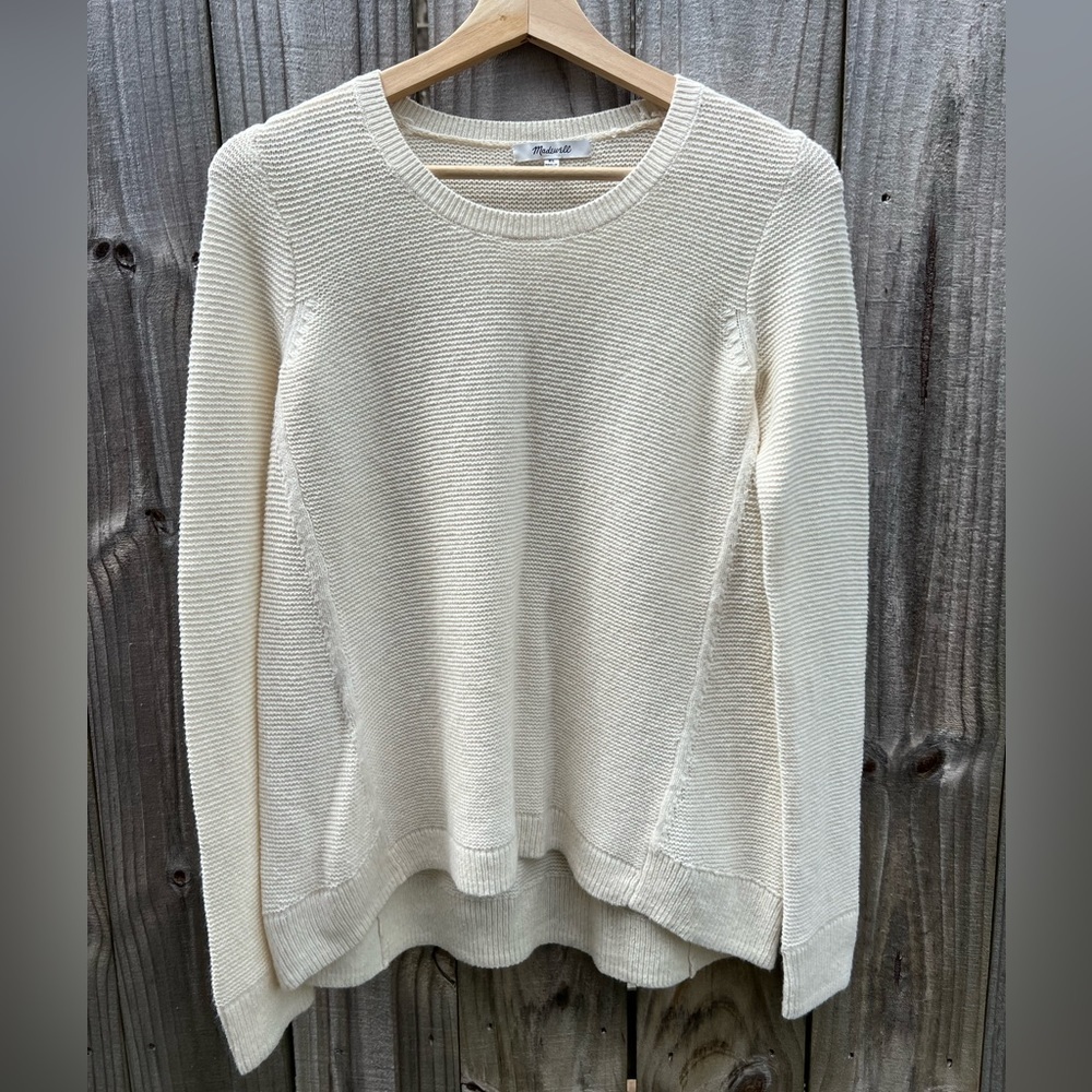 Madewell: Cream Sweater: Size XS
